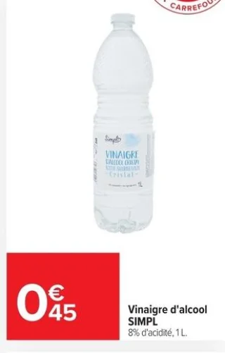 Vinaigre d'alcool SIMPL