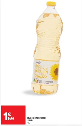 Huile de tournesol SIMPL