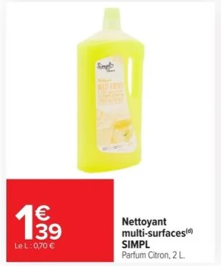 Nettoyant multi-surfaces SIMPL