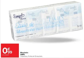 Mouchoirs SIMPL