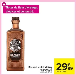 Blended scotch Whisky THE DEACON 40% vol., 70 cl.