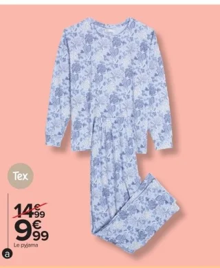 Pyjama super soft femme Tex