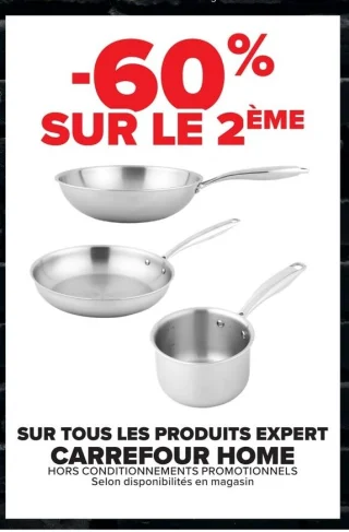 Poêles et casseroles Expert Carrefour Home
