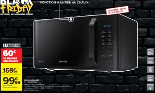 Micro-ondes grill Samsung MG23K3513AK