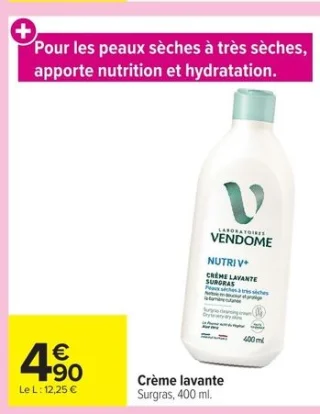 Crème lavante Surgras LABORATOIRES VENDÔME