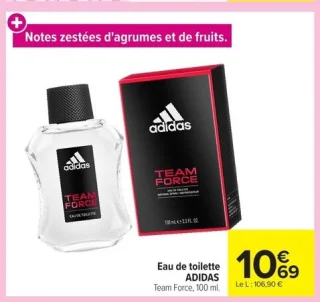 Eau de toilette ADIDAS Team Force