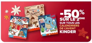 Calendriers de l'Avent Kinder