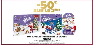 Tous les calendriers de l'avent Milka
