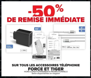 Accessoires téléphonie Force et Tiger