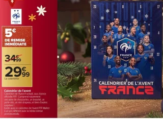 Calendrier de l'avent Football FFF