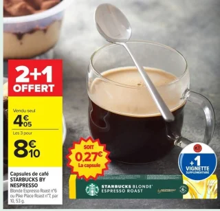 Capsules de café STARBUCKS BY NESPRESSO