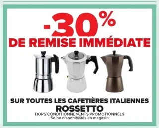 Toutes les cafetières italiennes Rossetto
