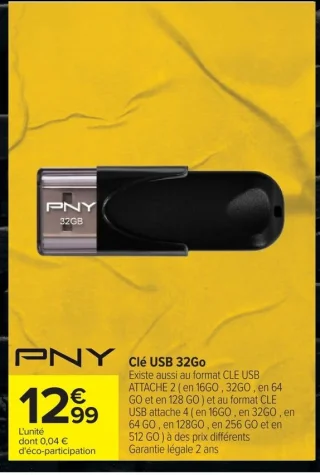 Clé USB 32Go PNY