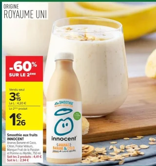 Smoothie aux fruits Innocent