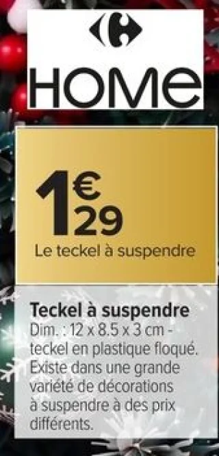 Teckel à suspendre Carrefour HOME
