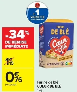 Farine de blé COEUR DE BLÉ