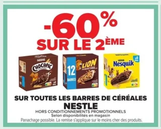 Barres de céréales NESTLE