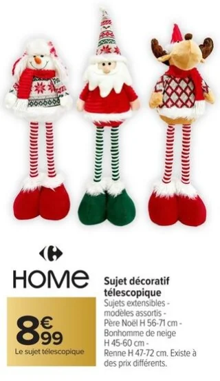 Sujet décoratif télescopique