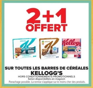 Barres de céréales KELLOGG'S