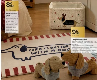 Paillasson motif chien