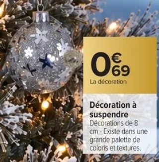 Décoration à suspendre Carrefour HOME
