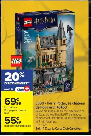LEGO - Harry Potter, Le château de Poudlard, 76463