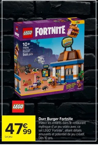 LEGO Fortnite Durr Burger Restaurant 77076