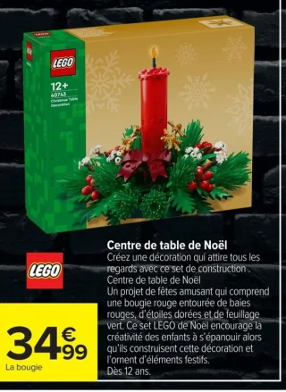 LEGO - Centre de table de Noël, 40743