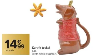 Carafe teckel Carrefour Home