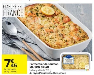 Parmentier de saumon MAISON BRIAU