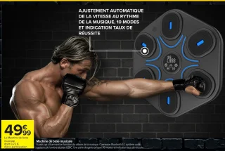 Machine de boxe musicale