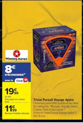 Trivial Pursuit Voyage Apéro