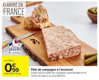Pâté de campagne à l'ancienne