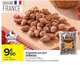 Grignottes pur porc DEBROAS