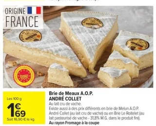 Brie de Meaux A.O.P. ANDRÉ COLLET