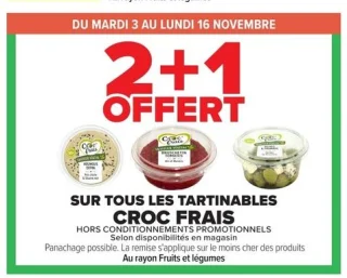 Tartinables Croc Frais