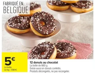 12 donuts au chocolat
