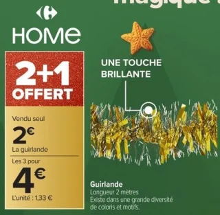 Guirlande Carrefour HOME