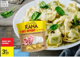 Tortellini RANA Jambon cuit et Mozzarella