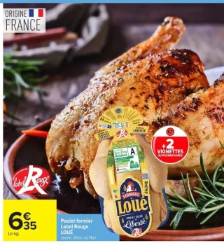 Poulet fermier Label Rouge LOUÉ