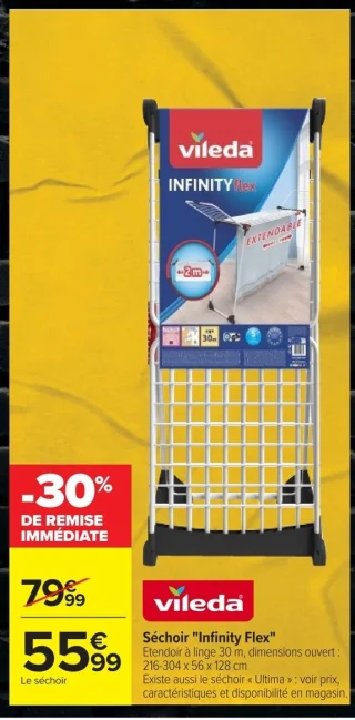 Séchoir "Infinity Flex" Vileda