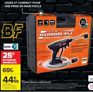 Pistolet nettoyeur à haute pression Hydroblast