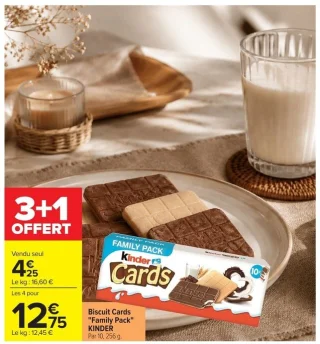 Biscuit Cards "Family Pack" KINDER