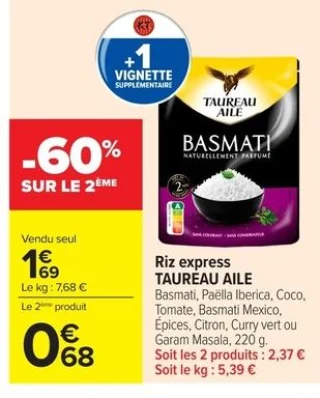 Riz express TAUREAU AILE