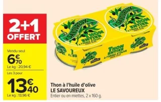 Thon à l'huile d'olive LE SAVOUREUX