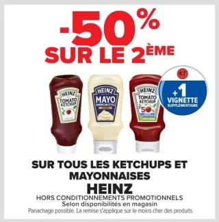 Ketchups et mayonnaises Heinz