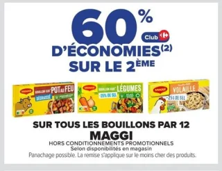 Bouillons par 12 Maggi