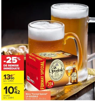 Bière blonde La Goudale