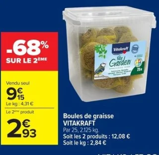 Boules de graisse Vitakraft