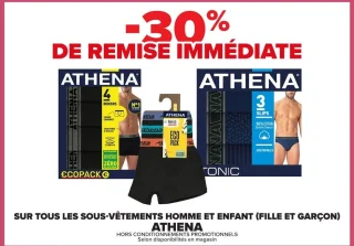 Sous-vêtements homme et enfant Athena